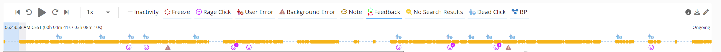 Session Replay with disabled user inactivity - Germain UX