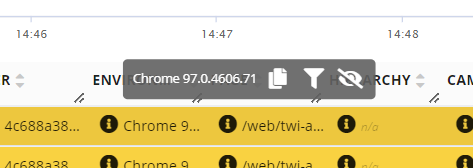 Tooltip value filtering