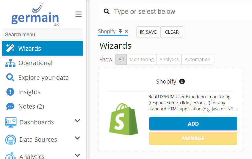 Shopify Wizard