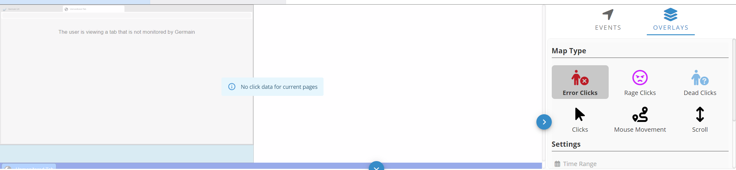 Maps and Overlays RUM Data not available?