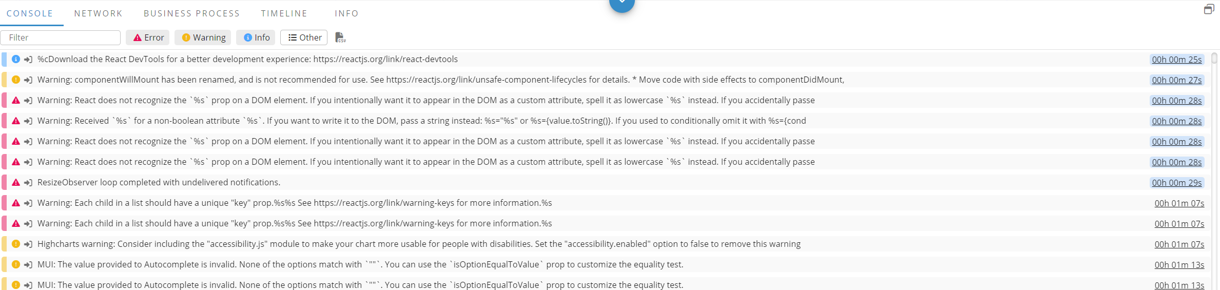 Session Replay Dev Tools Console - Germain UX