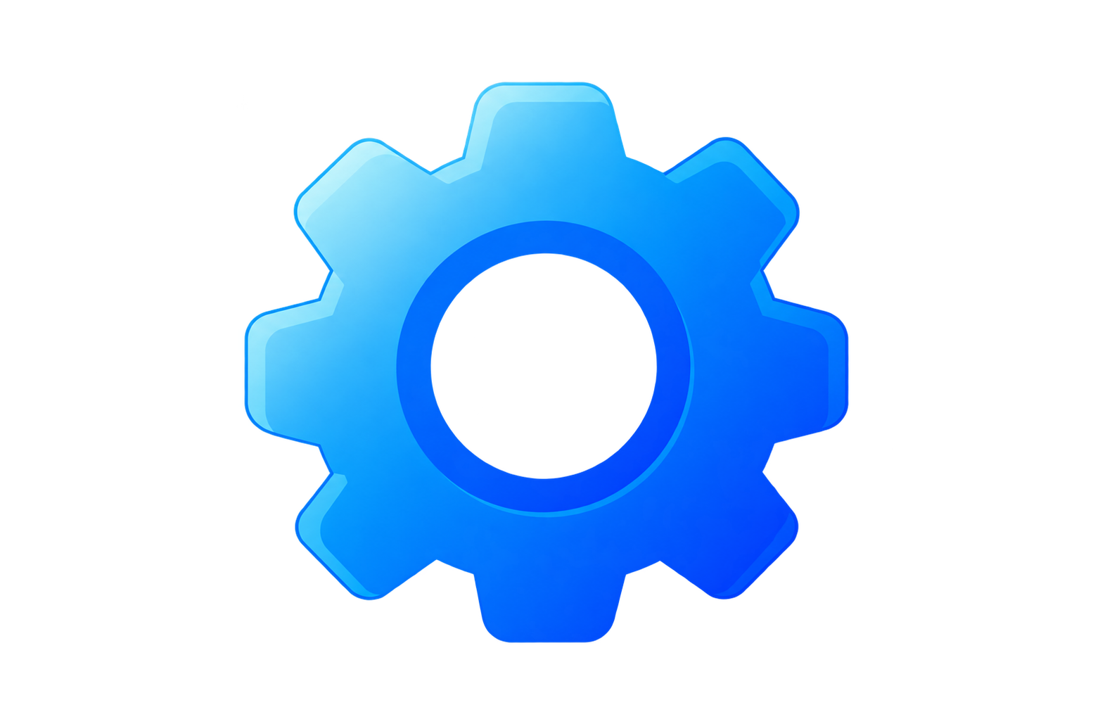 Glossy Blue Gear Icon.png