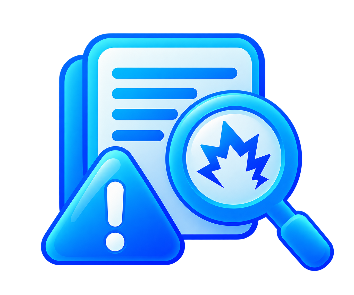 Glossy Blue Error Analysis Icon.png