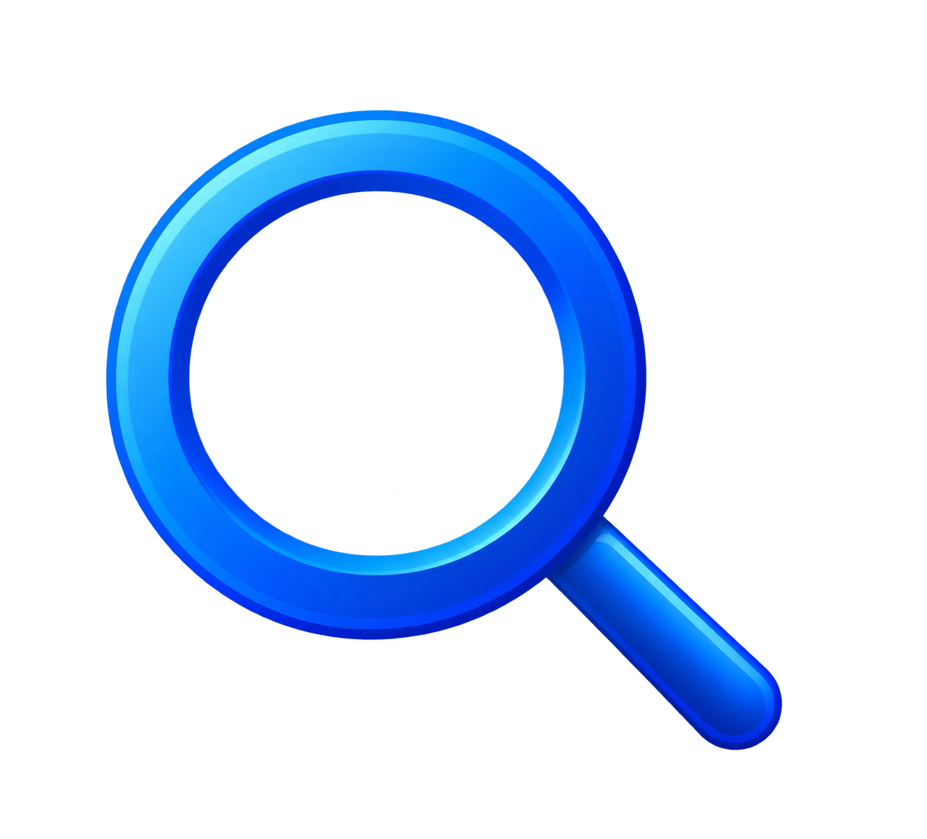Glossy Blue Magnifying Glass Icon.png